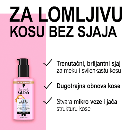 Tretman za kosu Shine Booster  Schwarzkopf GLISS