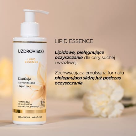 Emulsja oczyszczająca i łagodząca Lipid Essence UZDROVISCO