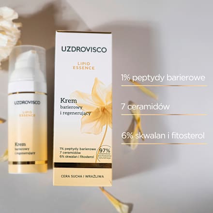 Krem barierowy i regenerujący Lipid Essence UZDROVISCO