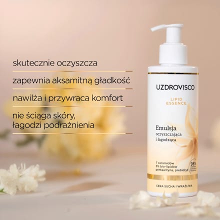 Emulsja oczyszczająca i łagodząca Lipid Essence UZDROVISCO