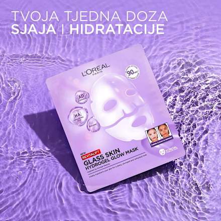 Glass Skin Jelly maska za lice u maramici L'ORÉAL PARiS REVITALIFT