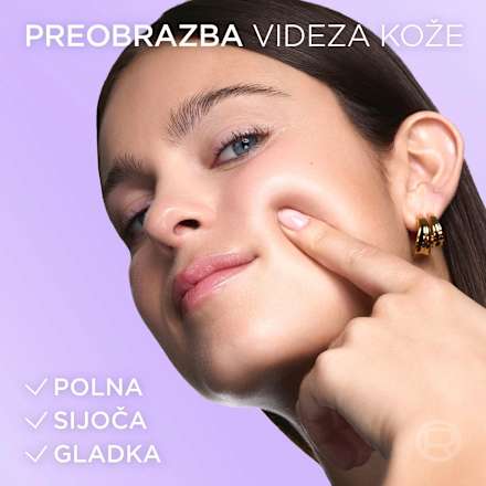 Revitalift Filler Glass Skin hidrogelna maska v obliki krpice L'ORÉAL PARiS REVITALIFT