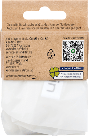 Duschhaube sortiert ebelin