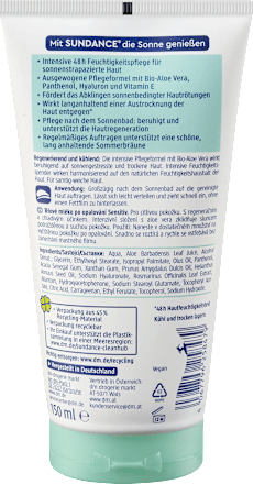 Losjon za nego kože po sončenju Sensitiv After Sun sundance