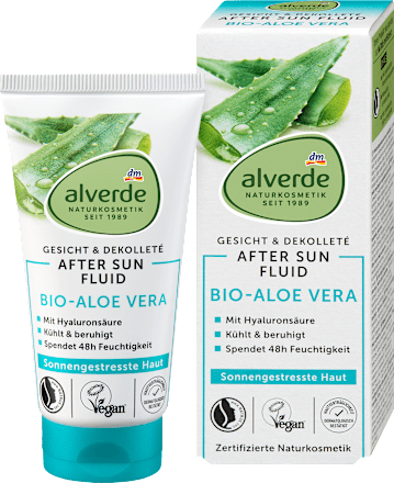 fluid po opalování bio aloe vera alverde NATURKOSMETIK