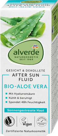 fluid po opalování bio aloe vera alverde NATURKOSMETIK