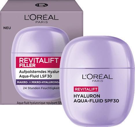 Gesichtscreme Hyaluron-Aqua-Fluid LSF 30 L'ORÉAL PARiS REVITALIFT