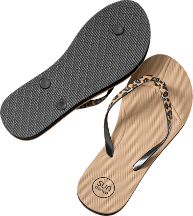 Zehentrenner Damen Animal Stripe (1 Paar) SUNDANCE