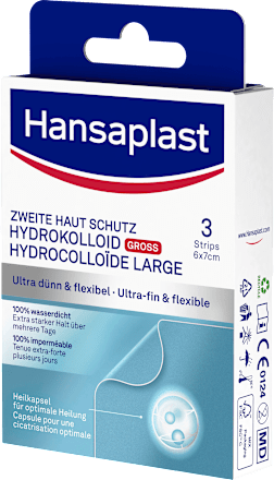 Pflaster Strips Zweite Haut Groß Hansaplast