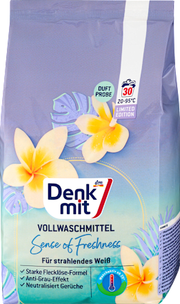 Vollwaschmittel Sense of Freshness Denkmit