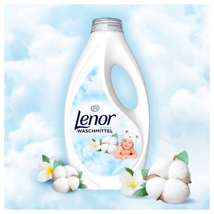 Vollwaschmittel flüssig sensitiv Lenor