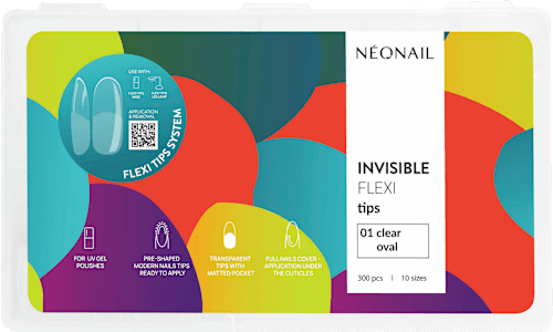 Invisible Flexi Tips 01 - Clear Oval NÉONAIL