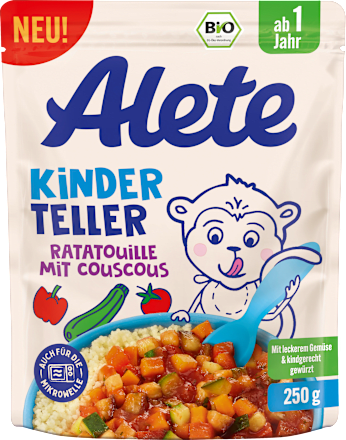 Kinderteller Ratatoulli Couscous ab 1 Jahr Alete