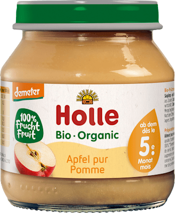 Früchte Apfel pur nach dem 4. Monat Holle
