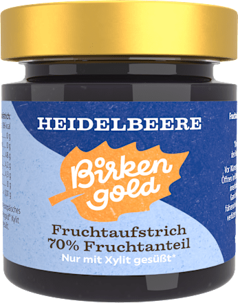 Fruchtaufstrich Heidelbeere Birkengold