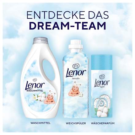 Vollwaschmittel flüssig sensitiv Lenor