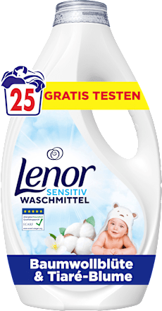 Vollwaschmittel flüssig sensitiv Lenor