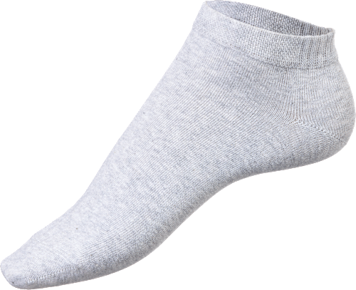 Sneakersocken mit Bio-Baumwolle grau Gr. 35-38 Fascino