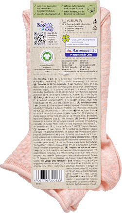 Sneakersocken mit Struktur & Rollrand rosa Gr. 39-42 Fascino