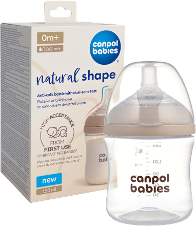 lahev antikoliková Natural Shape 150 ml Canpol babies