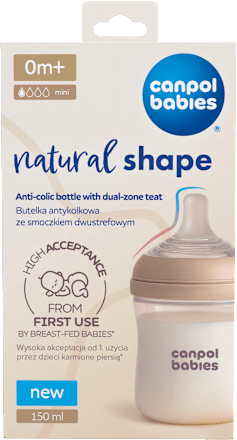 lahev antikoliková Natural Shape 150 ml Canpol babies