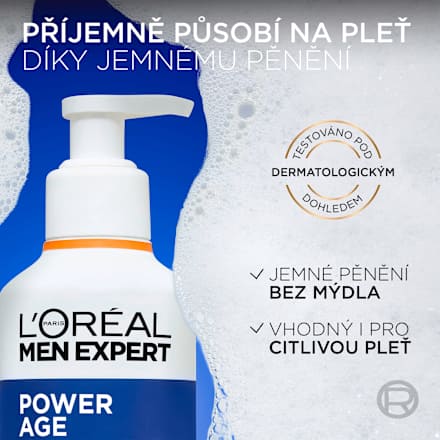 Power Age čisticí pleťový gel L'ORÉAL PARiS MEN EXPERT