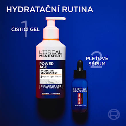 Power Age čisticí pleťový gel L'ORÉAL PARiS MEN EXPERT