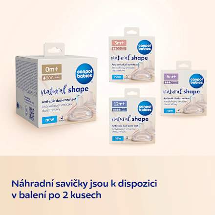 lahev antikoliková Natural Shape 150 ml Canpol babies