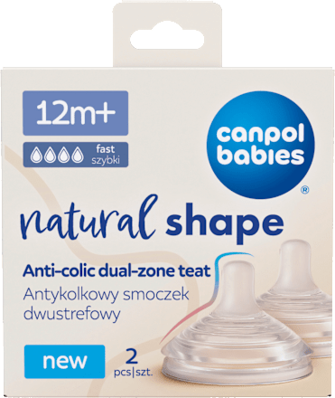 savička antikoliková Natural Shape 12m+ Canpol babies