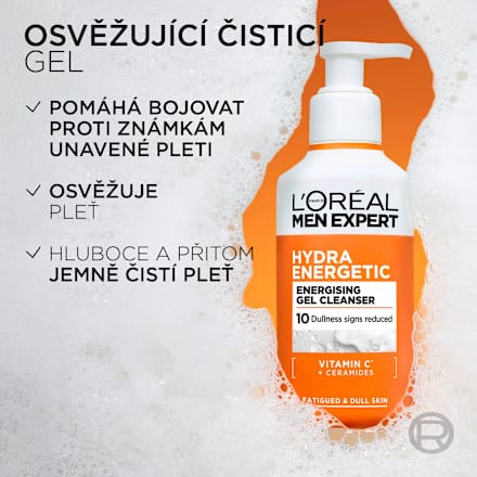 Hydra Energetic čisticí pleťový gel L'ORÉAL PARiS MEN EXPERT