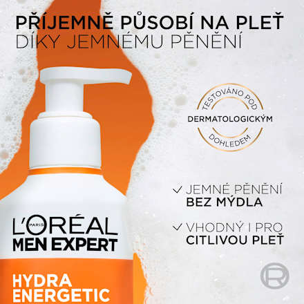 Hydra Energetic čisticí pleťový gel L'ORÉAL PARiS MEN EXPERT