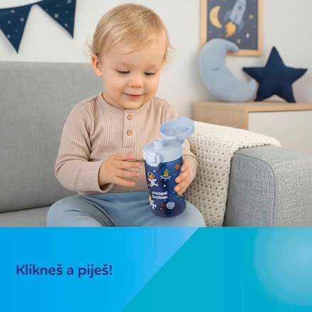 lahev Junior modrá, 400 ml Canpol babies