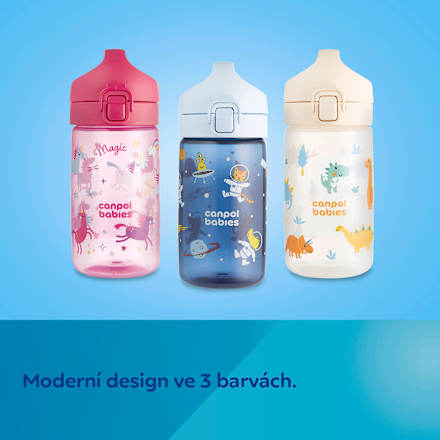 lahev Junior modrá, 400 ml Canpol babies