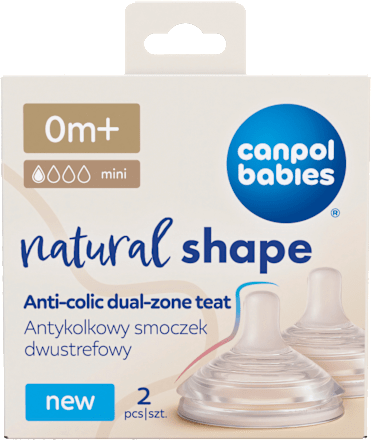 savička antikoliková Natural Shape 0m+ Canpol babies