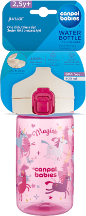 lahev Junior růžová, 400 ml Canpol babies