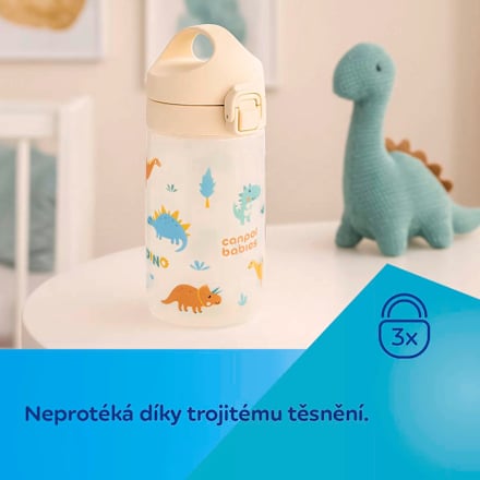 lahev Junior béžová, 400 ml Canpol babies