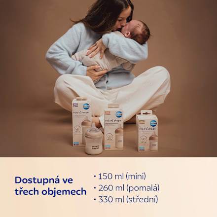 lahev antikoliková Natural Shape 260 ml Canpol babies
