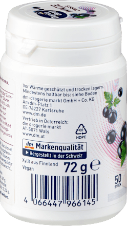 Kaugummi, White Cassis, zuckerfrei Dontodent