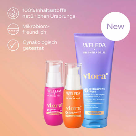 Intimpflege Waschlotion vlora+ WELEDA
