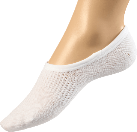 kotníkové ponožky bio bavlna bílé, vel. 39-42 Fascino