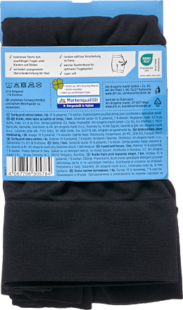 Shorts Anti Reibung schwarz, Gr. 46/48 Fascino