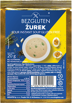 Żurek bezglutenowy instant BEZGLUTEN