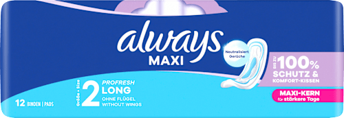 Maxi-Binden mit Flügeln Maxi Profresh Long always