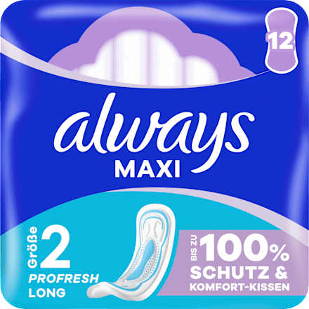 Binden Maxi mit Flügeln Maxi Profresh Long always