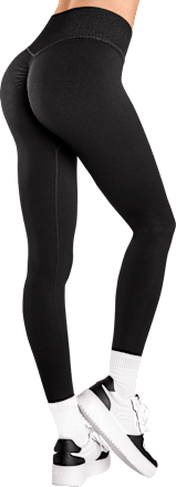 Leggings Scrunch schwarz Gr. 38/40 Fascino
