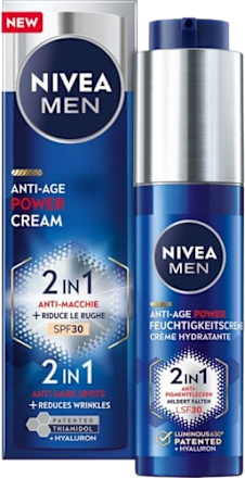 Crema viso idratante anti-macchie 2in1 POWER NIVEA MEN