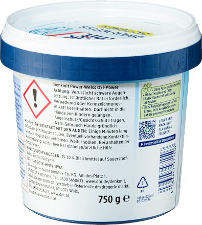 Sredstvo za izbjeljivanje rublja Oxi Power Weiss Denkmit