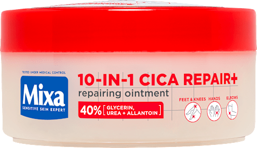 10-in-1 Cica Repair+ obnavljajuća mast za kožu Mixa