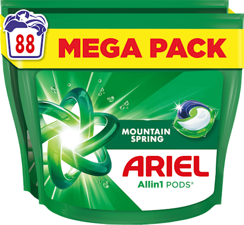Allin1 PODS Mountain Spring kapsule za veš - Mega Pack  ARIEL