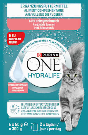 Nassfutter Katze Hydralife mit Lachs Multipack PURINA ONE